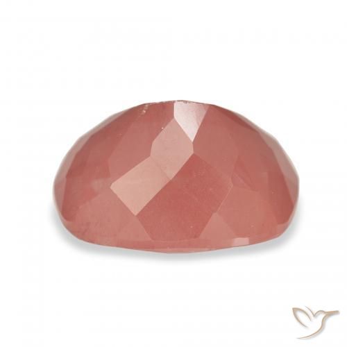 Andesina Labradorite Rosso medio naturale da 3.34 ct, Cuscino, Trasparente
