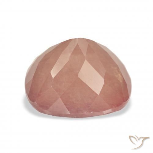 Andesina Labradorite Rosa arancione naturale da 5.25 ct, Cuscino, Trasparente