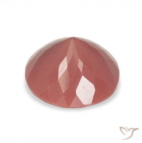 Andesina Labradorite Rosso arrossato naturale da 2.64 ct, Rotondo, Traslucido