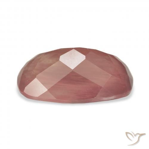Andesina Labradorite Rosso arrossato naturale da 6.47 ct, Cuscino, Trasparente
