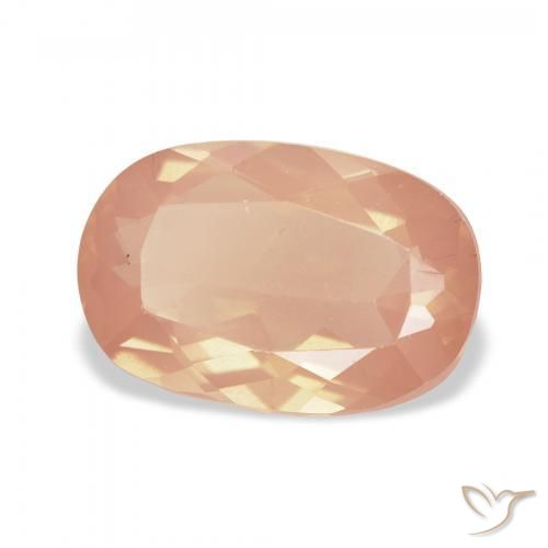 Andesina Labradorite Arancio tigre chiaro naturale da 2.74 ct, Cuscino, Trasparente
