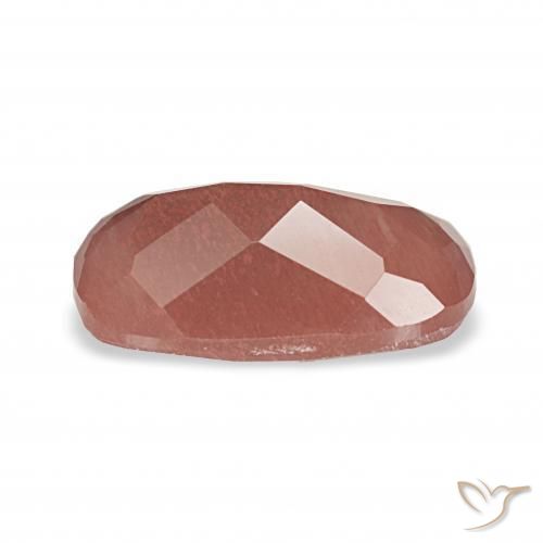 Andesina Labradorite Rosso medio naturale da 2.02 ct, Cuscino, Trasparente