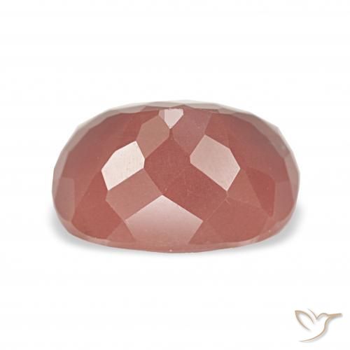 Andesina Labradorite Rosso medio naturale da 2.85 ct, Cuscino, Traslucido