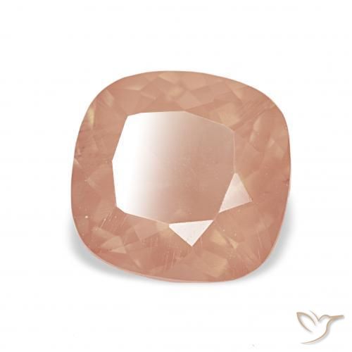 Andesina Labradorite Arancio rossastro chiaro naturale da 2.76 ct, Cuscino, Trasparente