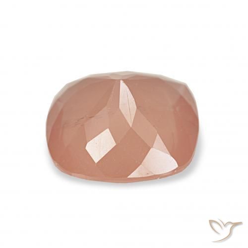 Andesina Labradorite Arancio rossastro chiaro naturale da 2.76 ct, Cuscino, Trasparente