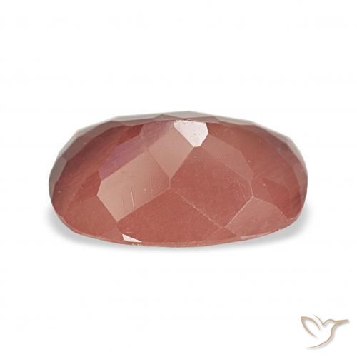 Andesina Labradorite Rosso medio naturale da 2.68 ct, Cuscino, Trasparente