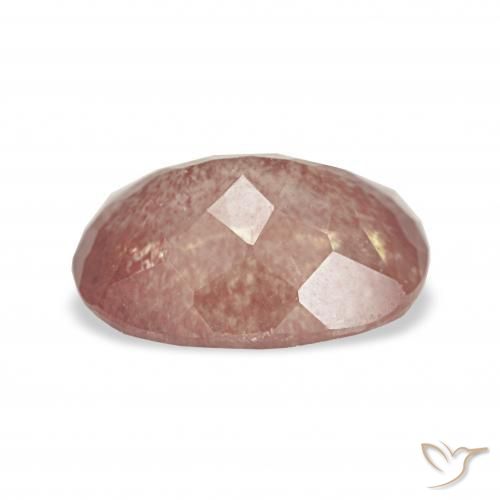 Andesina Labradorite Sangue rosso naturale da 2.25 ct, Cuscino, Trasparente