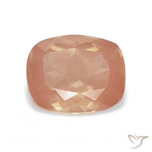 1.93ct Arancio rossastro chiaro Andesina Labradorite, Cuscino, Trasparente