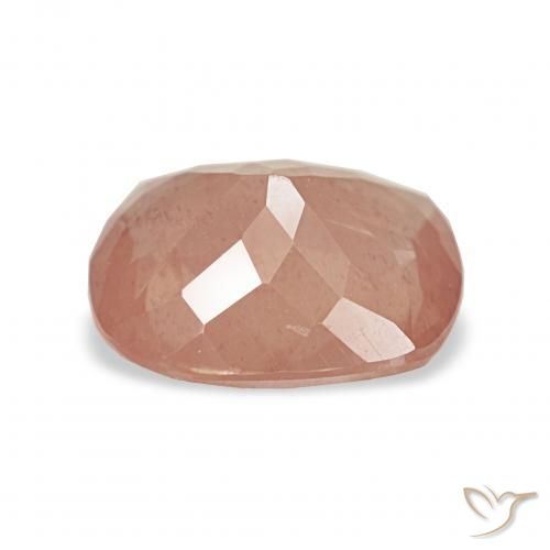 Andesina Labradorite Arancio rossastro chiaro naturale da 2.07 ct, Cuscino, VVS