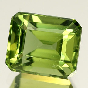 Apatite Verde naturale da 1.86 ct, Taglio smeraldo, VS