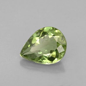 Apatite Verde naturale da 1.26 ct, Forma a pera, VS
