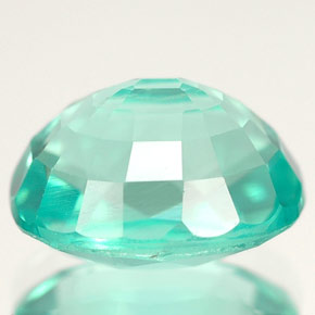 Apatite naturale verde da 4,78 ct, taglio ovale, VS