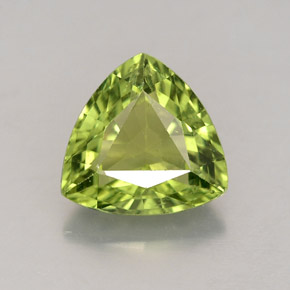 Apatite Verde naturale da 1.84 ct, Taglio trillion, VS