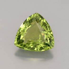 Apatite Verde naturale da 1.84 ct, Taglio trillion, VS