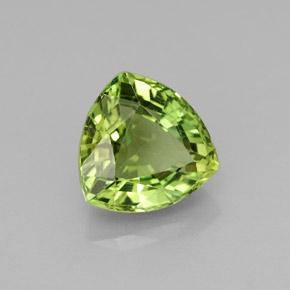 Apatite naturale verde da 2,14 ct, trillion, VS