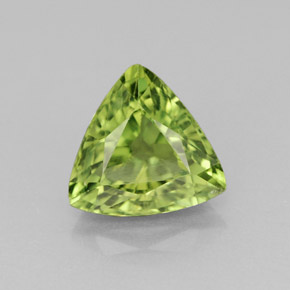 Apatite naturale verde da 1,81 ct, trillion, VS