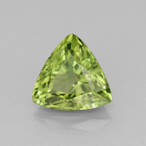 Apatite naturale verde da 1,81 ct, trillion, VS
