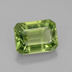 Apatite Verde naturale da 1.90 ct, Taglio smeraldo, VS-SI