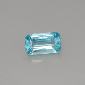 Apatite Azzurro naturale da 0.81 ct, Taglio smeraldo, VS
