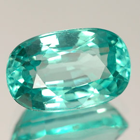 Apatite Azzurro naturale da 3.14 ct, Taglio ovale, VS