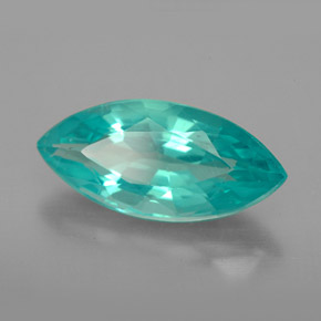 Apatite naturale verde da 3,53 ct, marchesa, VS