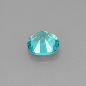 Apatite naturale verde da 0,99 ct, taglio a cuscino, VS