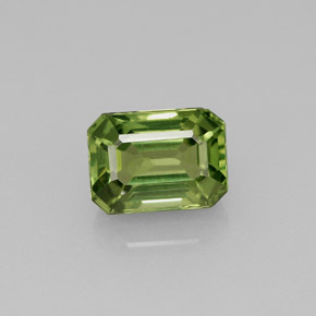 Apatite naturale verde da 1,81 ct, taglio smeraldo, VS