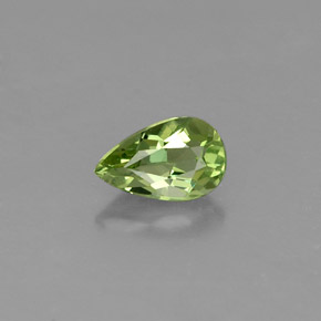 Apatite Verde naturale da 0.33 ct, Forma a pera, VS