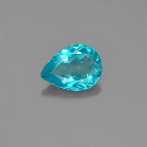 Apatite Azzurro naturale da 0.79 ct, Forma a pera, VVS-VS
