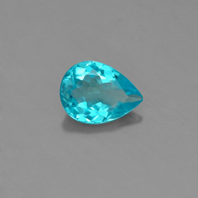 Apatite Azzurro naturale da 0.79 ct, Forma a pera, VVS-VS
