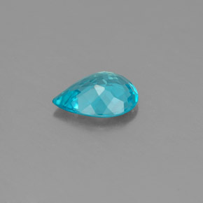 Apatite Azzurro naturale da 0.79 ct, Forma a pera, VVS-VS