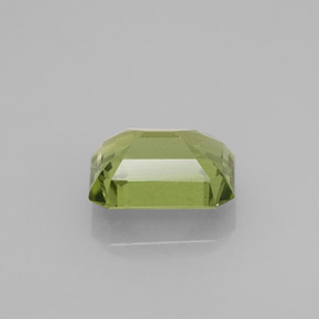 Apatite naturale verde da 1,66 ct, taglio smeraldo, VS