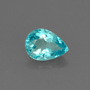 Apatite Azzurro naturale da 0.78 ct, Forma a pera, VS
