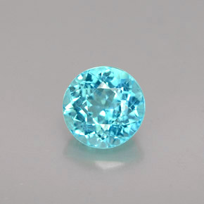 Apatite Azzurro naturale da 0.74 ct, Taglio rotondo, VS