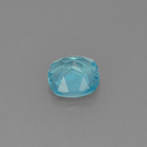 Apatite naturale blu da 0,99 ct, taglio a cuscino, VS-SI