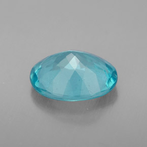 Apatite naturale blu da 2,33 ct, taglio ovale, VS-SI
