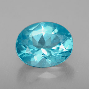 Apatite Azzurro naturale da 2.82 ct, Taglio ovale, VS-SI