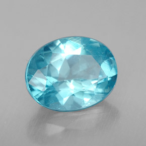 Apatite Azzurro naturale da 2.82 ct, Taglio ovale, VS-SI