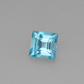 Apatite Azzurro naturale da 0.62 ct, Quadrato, VS