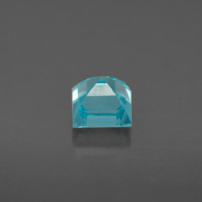 Apatite naturale blu da 0,82 ct, quadrato, VS