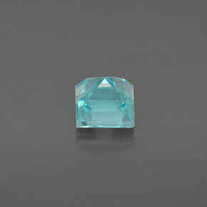 Apatite naturale blu da 0,77 ct, quadrato, VS