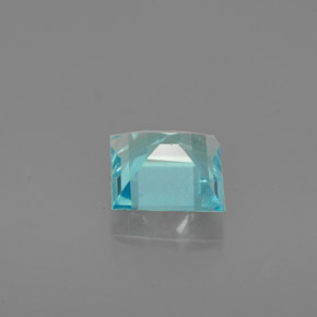 Apatite naturale blu da 0,79 ct, quadrato, VS