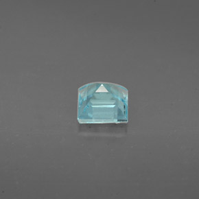 Apatite naturale blu da 0,63 ct, quadrato, VS