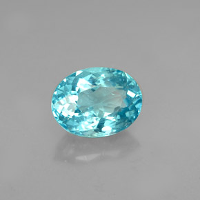 Apatite Azzurro naturale da 1.76 ct, Taglio ovale, VS-SI