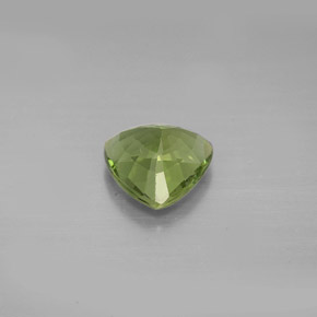 Apatite naturale verde da 1,55 ct, trillion, VS