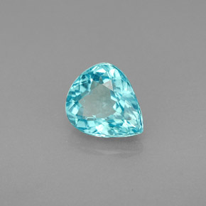 Apatite Azzurro naturale da 1.39 ct, Forma a pera, VS