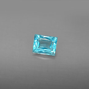 Apatite Azzurro naturale da 0.88 ct, Taglio smeraldo, VS