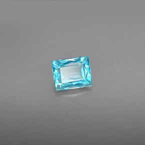 Apatite Azzurro naturale da 0.88 ct, Taglio smeraldo, VS