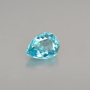 Apatite Azzurro naturale da 0.66 ct, Forma a pera, VS-SI
