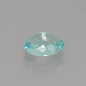 Apatite Azzurro naturale da 0.56 ct, Taglio ovale, VVS-VS
